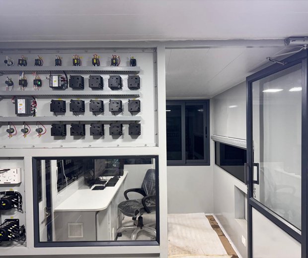 Asphalt Batch Mix Control Panel and Scada