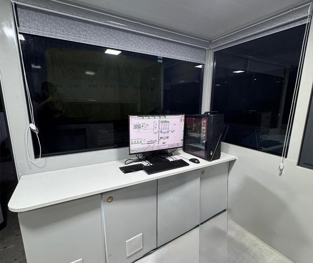 Asphalt Batch Mix Control Panel and Scada