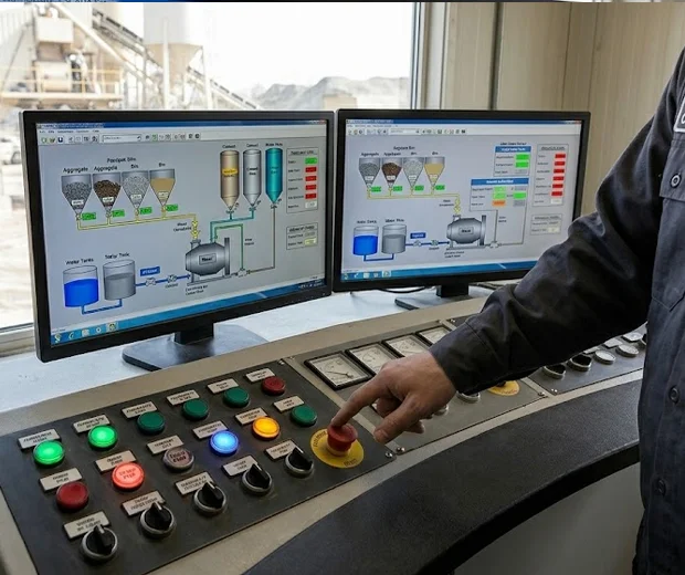 Concrete Batching Plant Control Panel and Scada