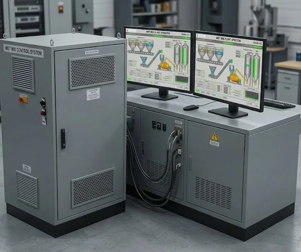 Wet Mix -Plant Control Panel and Scada